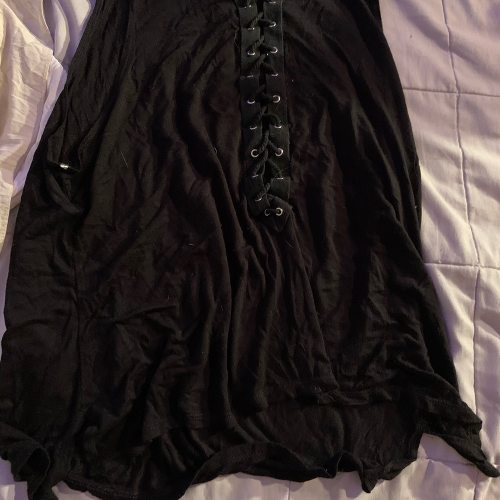 Corset style loose crop top